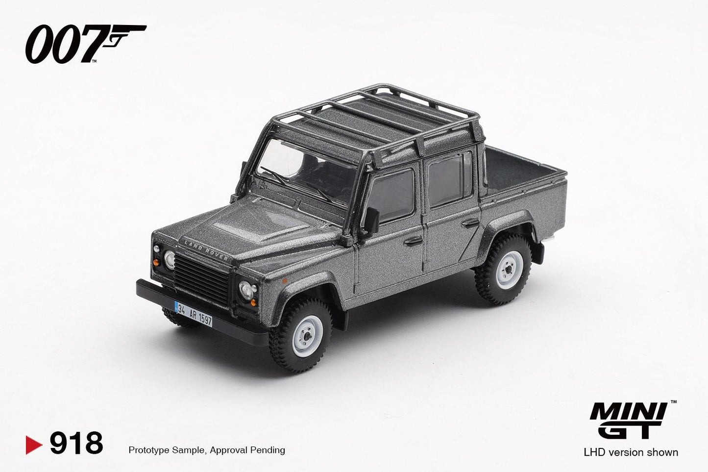 MiniGT James Bond Land Rover Defender 110 Crew Skyfall Spanish 1:64 0918-007S