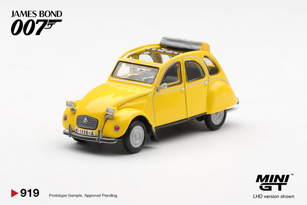 MiniGT Citroen 2CV For Your Eyes Only LHD French 1:64 Diecast 0919-007F