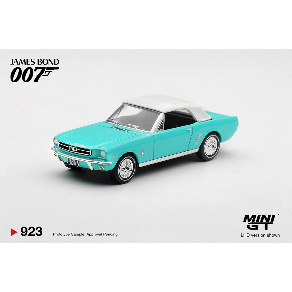 MiniGT 007 Thunderball Ford Mustang Convertible 1965 English 1:64 Diecast 923