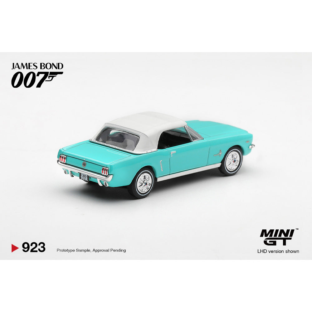 MiniGT 007 Thunderball Ford Mustang Convertible 1965 English 1:64 Diecast 923