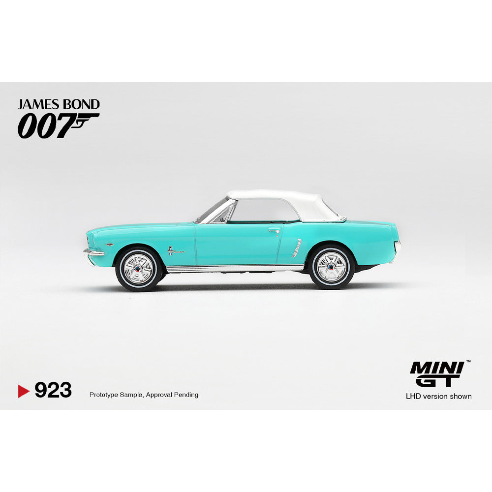 MiniGT 007 Thunderball Ford Mustang Convertible 1965 Spanish 1:64 Diecast 923