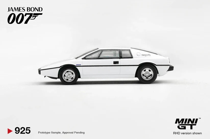 MiniGT Lotus Esprit S1 Spy Who Loved Me RHD Hungarian 1:64 Diecast 925-007H