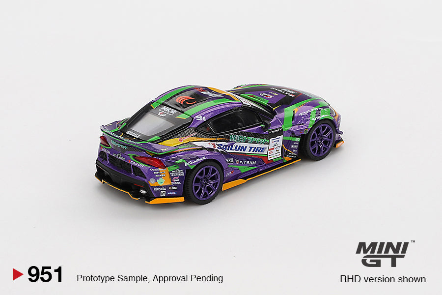 Mini GT 1:64 Toyota GR Supra KUHL 2021 D1GP Evangelion Racing (RHD) MGT00951-BL