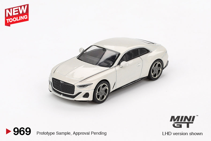 MiniGT Bentley Batur Bonneville Pearl (LHD) 1:64 Diecast Car 0969-L