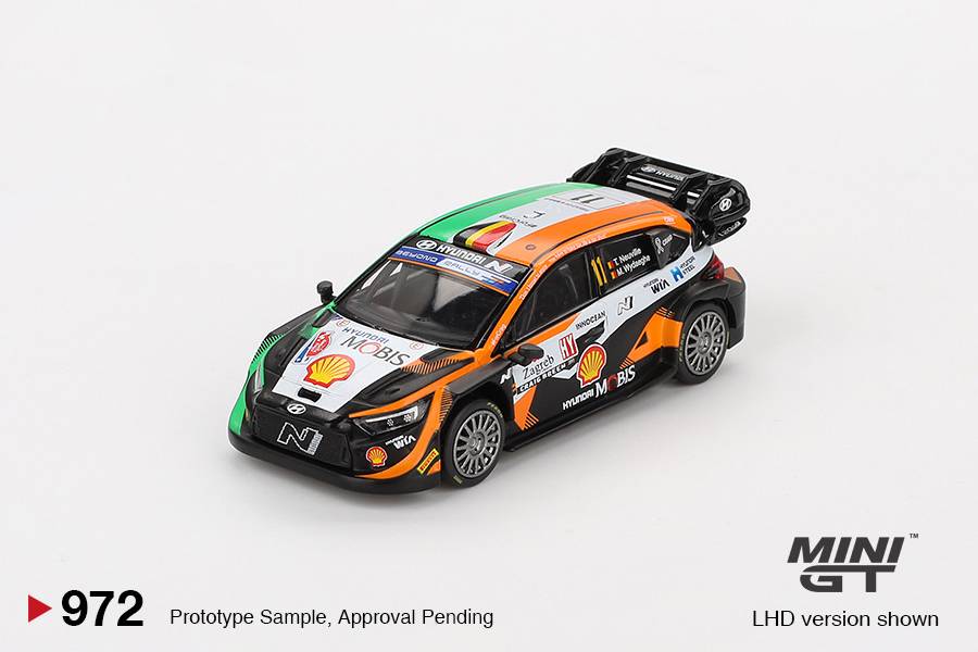 MINIGT 1:64 HYUNDAI 120 N RALLY NO.11 2023 RALLY CROATIA POWER STAG MGT00972-L