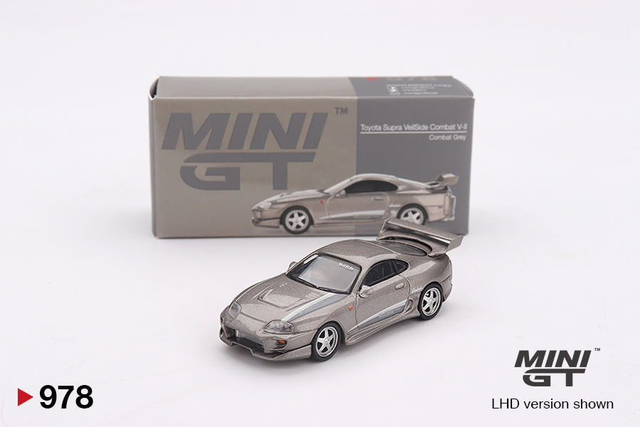 MiniGT 1:64 Toyota Supra VeilSide Combat V-II Combat Grey MGT00978-L