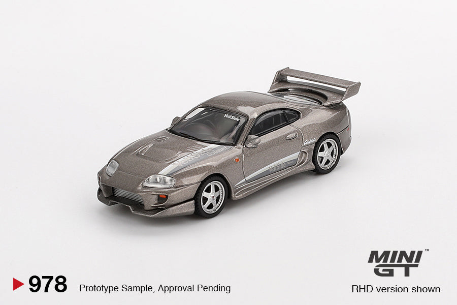 MiniGT 1:64 Toyota Supra VeilSide Combat V-II Combat Grey MGT00978-L