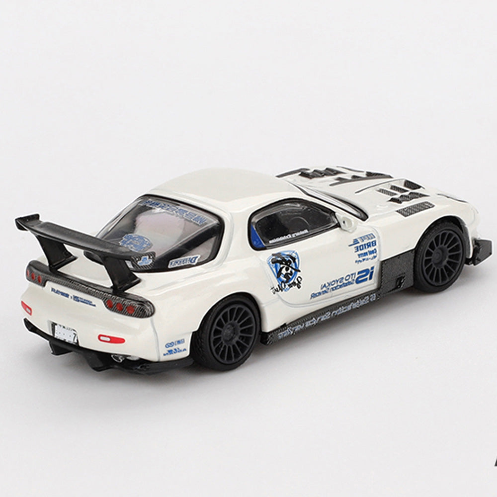 MiniGT Mazda RX-7 (FD3S) Itosyoukai Rei-gouki w/RE Amemiya 1:64 Diecast Car 996