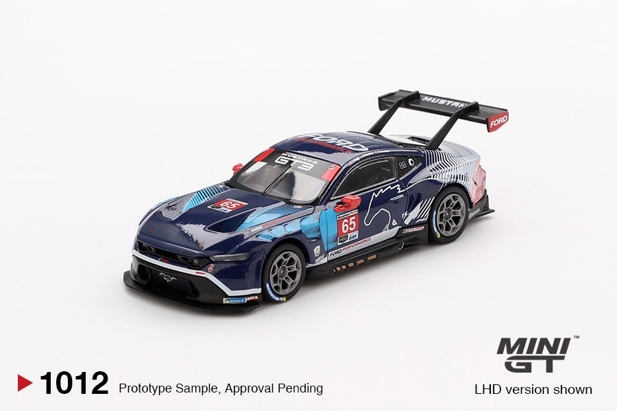 MiniGT Ford Mustang GT3 No.65 Ford Multimatic MS 2024 1:64 Diecast Car 1012-L
