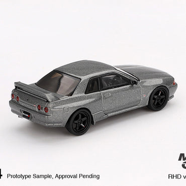 MiniGT Nissan Skyline GT-R NISMO BNR32 CRS Dark Metal Grey 1:64 Diecast Car 1024