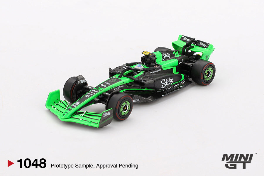 MiniGT Kick Sauber C44 No.24 Guanyu Zhou 2024 F1 2024 Chinese 1:64 Car 1048-L