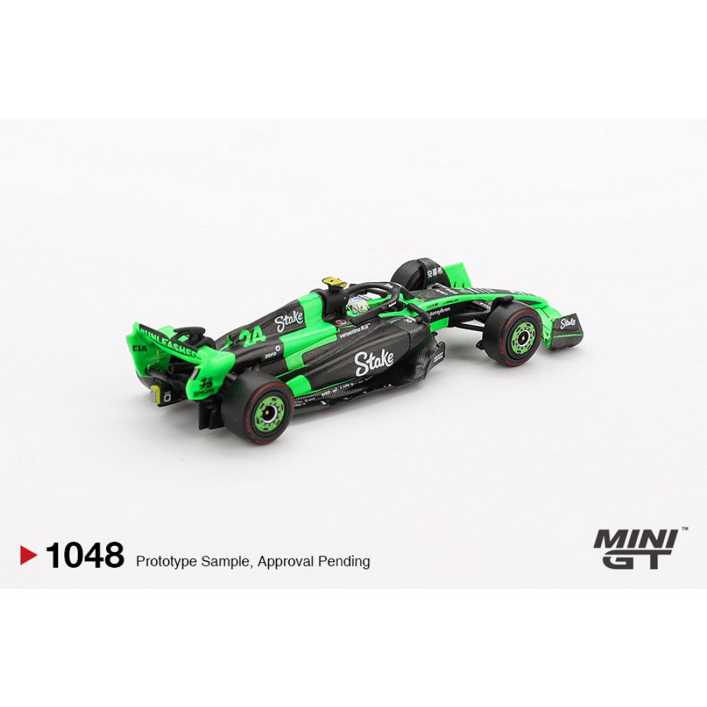 MiniGT Kick Sauber C44 No.24 Guanyu Zhou 2024 F1 2024 Chinese 1:64 Car 1048-L