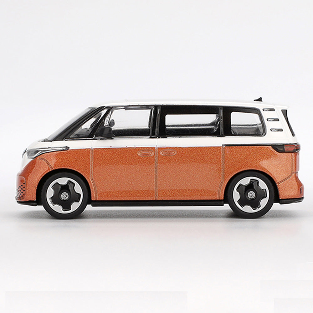 MiniGT Volkswagen ID.Buzz Candy White/Energetic Orange 1:64 Diecast Car 1061