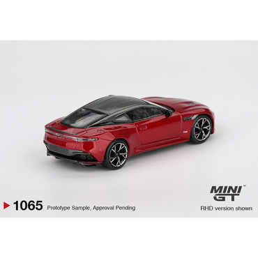 MiniGT Aston Martin DBS Hyper Red 1:64 Diecast Car 1065