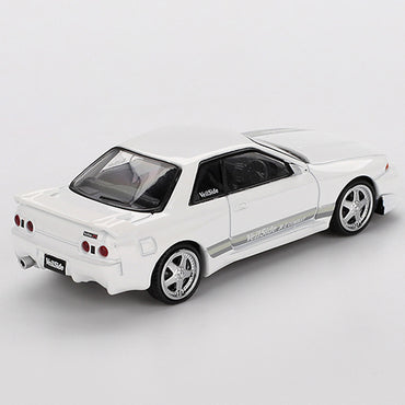 MiniGT Nissan Skyline GT-R R32 VeilSide Combat C-I White 1:64 Diecast Car 1066-R