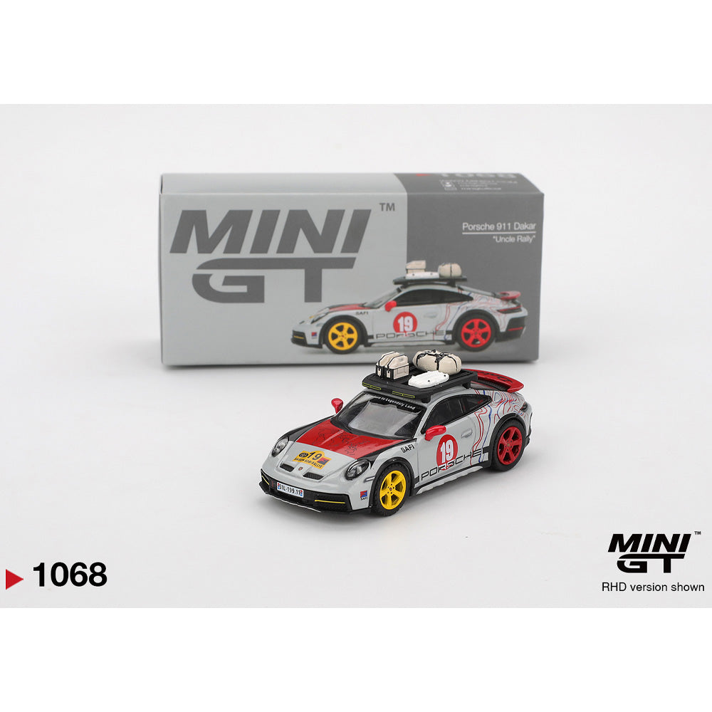 MiniGT Porsche 911 Dakar "Uncle Rally" 1:64 Diecast Car 1068