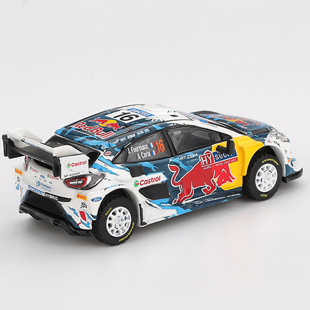 MiniGT Ford Puma Rally1 #16 M-Sport Ford WRT 2024 Finland 3rd 1:64 Car 1074