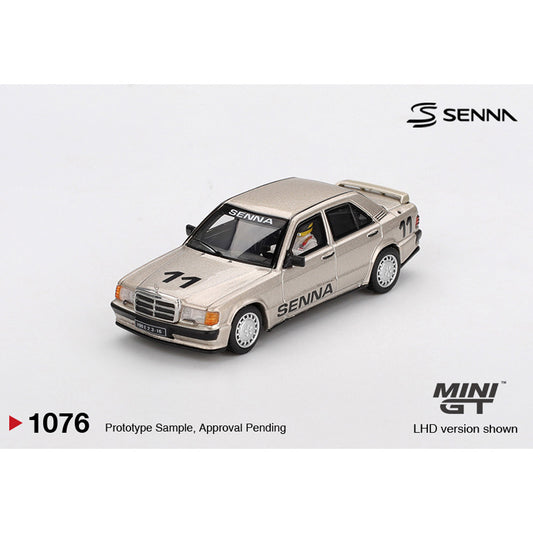 Mini GT 1:64 Mercedes-Benz 190E 2.3-16 No.11 Ayrton Senna 1984 MGT01076-L