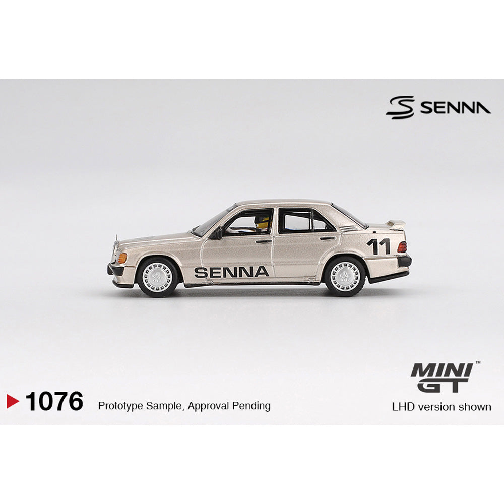 Mini GT 1:64 Mercedes-Benz 190E 2.3-16 No.11 Ayrton Senna 1984 MGT01076-L