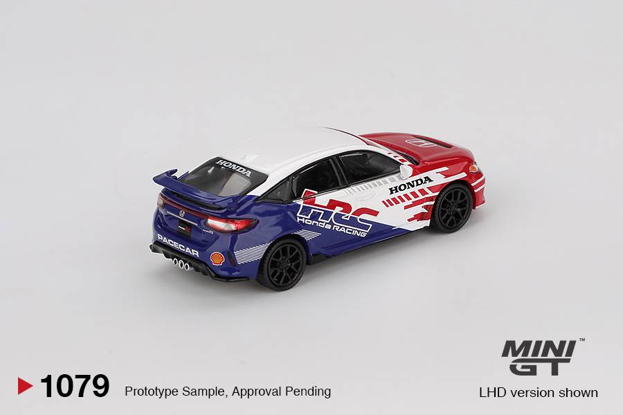 Mini GT 1:64 Honda Civic Type R 2024 HRC Pace Car (LHD) MGT01079-L