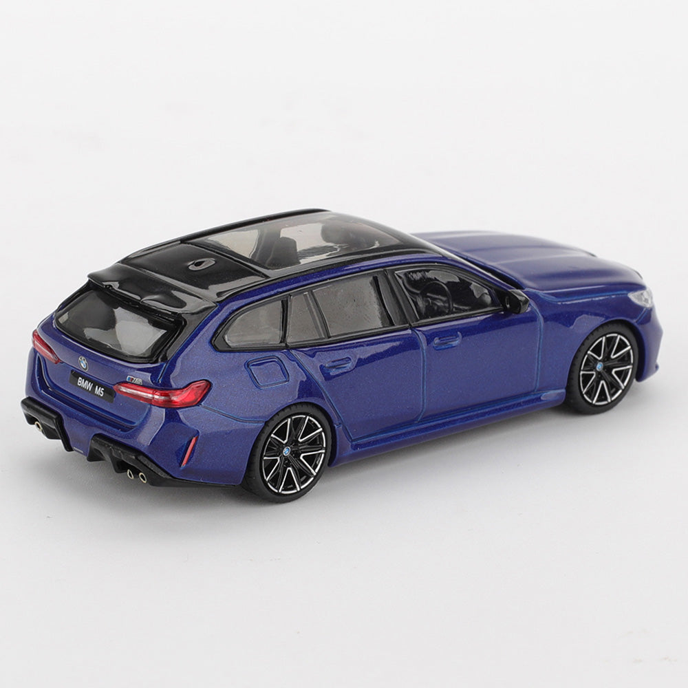 MiniGT BMW M5 Touring Marina Bay Blue Metallic 1:64 Diecast Car 1080