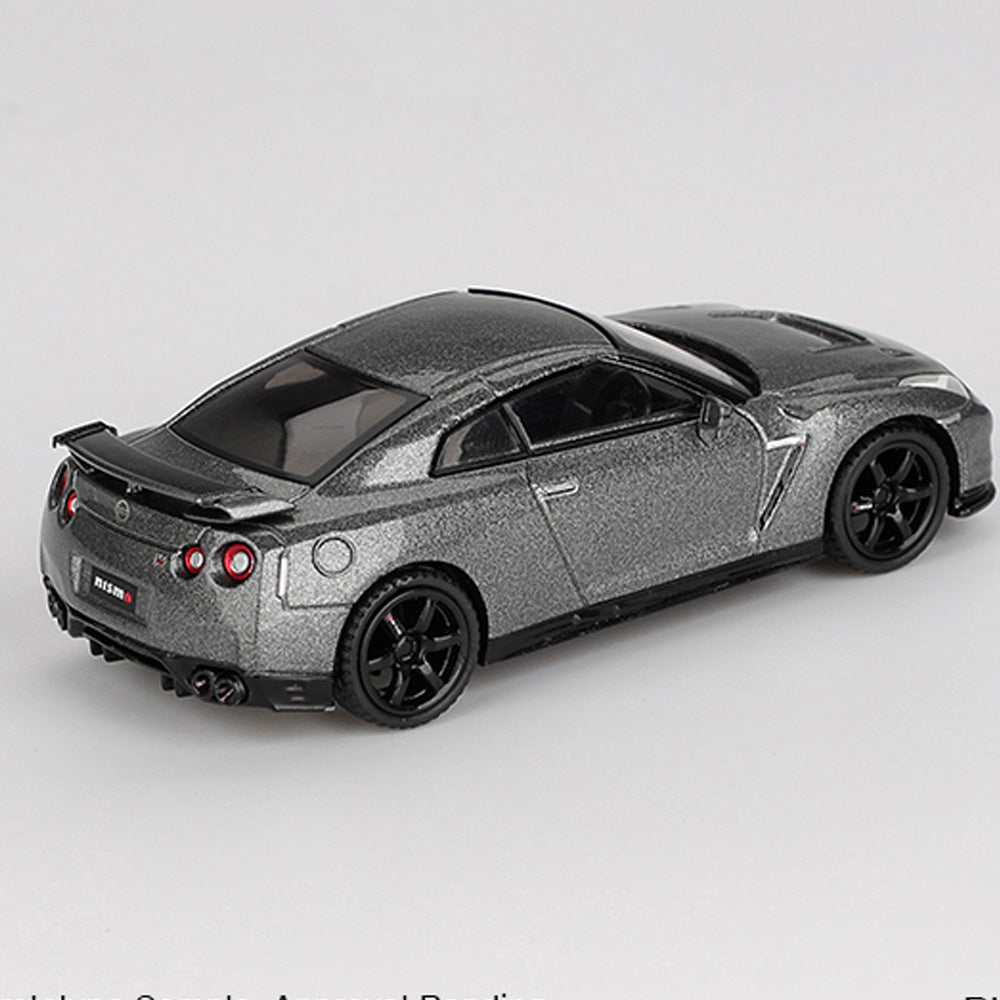 MiniGT Nissan GT-R 2013 Dark Metal Grey Nismo R35 CRS 1:64 Diecast Car 1089