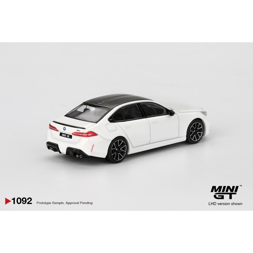 MiniGT BMW M5 Alpine White (RHD) 1:64 Diecast Car 1092-R