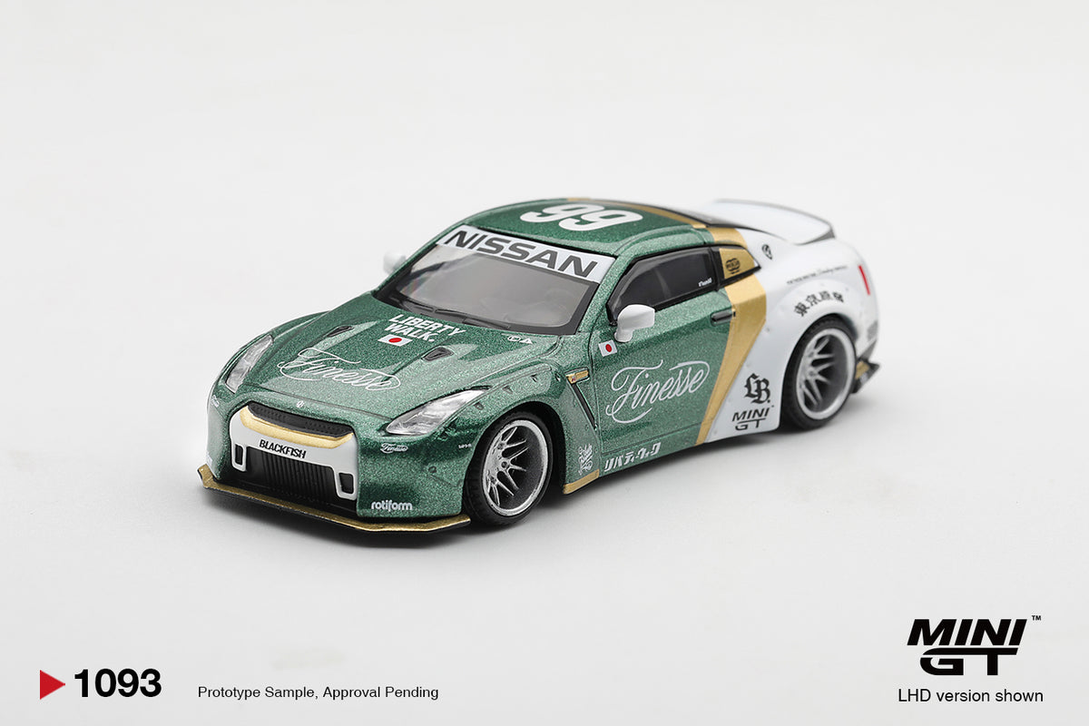 MiniGT Nissan GT-R (R35) LB Works Type 1 1:64 Diecast Model MGT01093-L