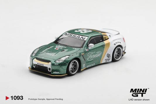 MiniGT Nissan GT-R (R35) LB Works Type 1 1:64 Diecast Model MGT01093-L