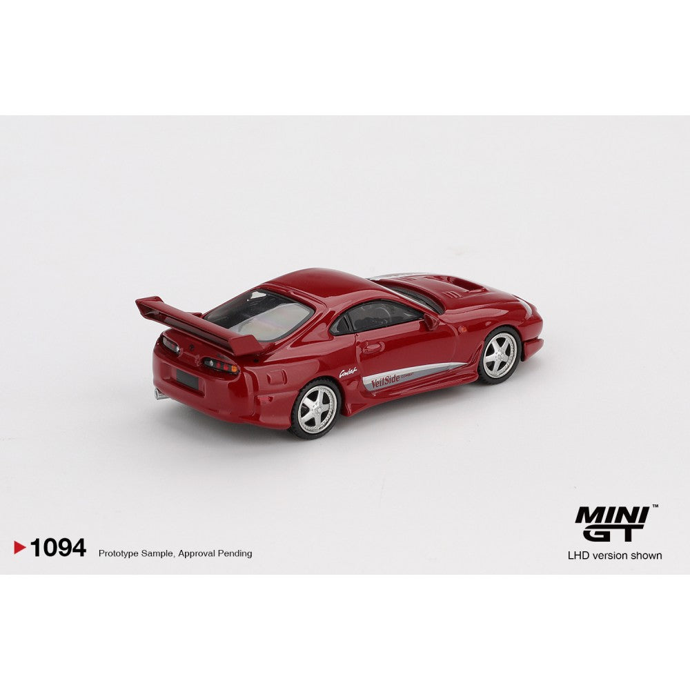 MiniGT Toyota Supra Veilside Combat V-I Red (RHD) 1:64 Diecast Car 1094-R