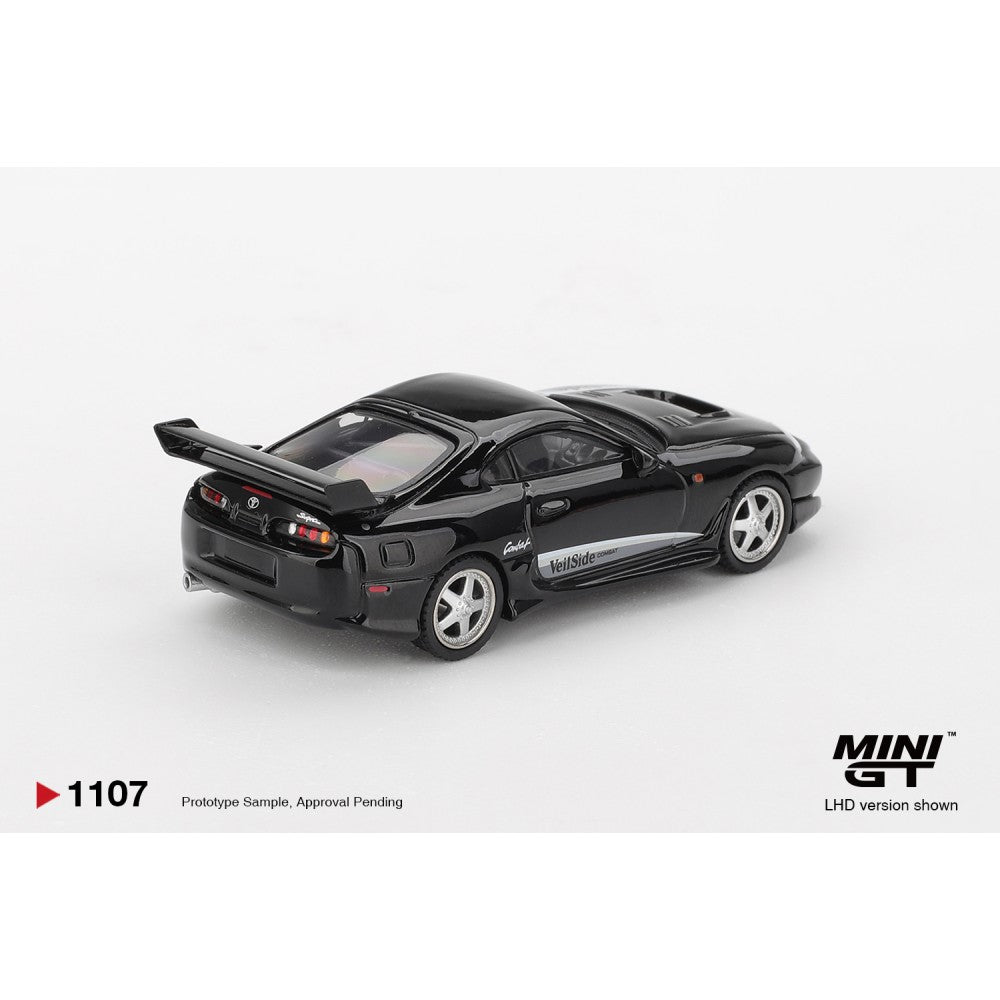 MiniGT Toyota Supra Veilside Combat V-II Black (RHD) 1:64 Diecast Car 1107-R