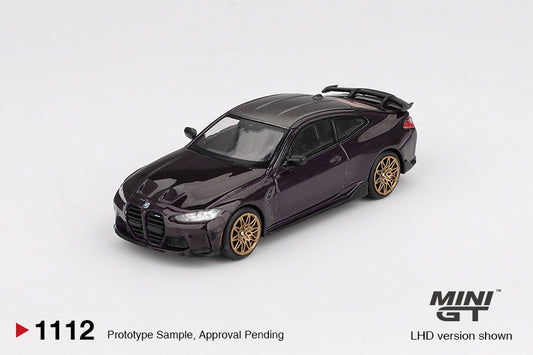 MiniGT BMW M4 M-Performance (G82) Daytona Violet (RHD) 1:64 Car 1112-R