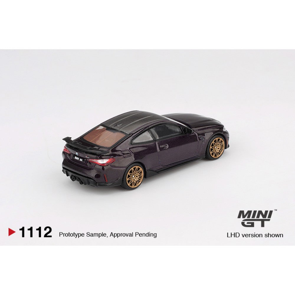 MiniGT BMW M4 M-Performance (G82) Daytona Violet (RHD) 1:64 Car 1112-R