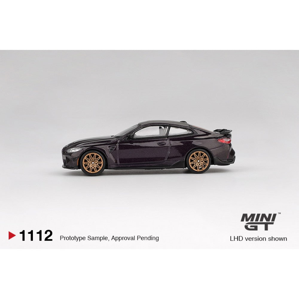 MiniGT BMW M4 M-Performance (G82) Daytona Violet (RHD) 1:64 Car 1112-R