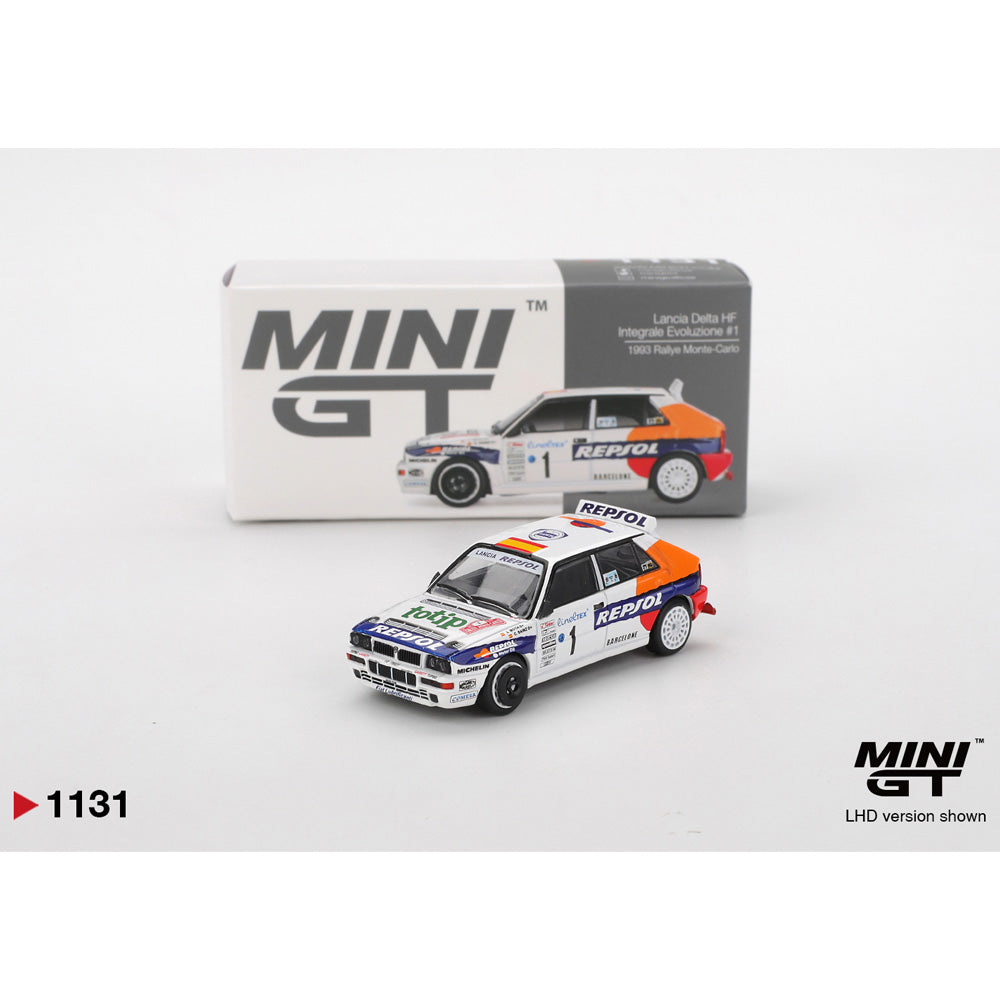 MiniGT Lancia Delta HF Integrale Evoluzione #1 '93 Monte-Carlo 1:64 Car 1131