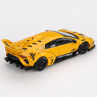 MiniGT Lamborghini LB-Silhouette WORKS MURCIELAGO GT Evo Yellow 1:64 Car 1135-R