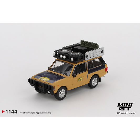 MiniGT Range Rover 1981 Camel Trophy Sumatra C.Swoboda & K.Mentel 1:64 1144-L