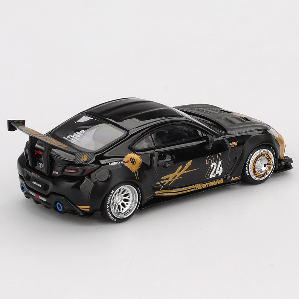 MiniGT Toyota GR86 LB Nation Black/Gold 1:64 Diecast Car 1149
