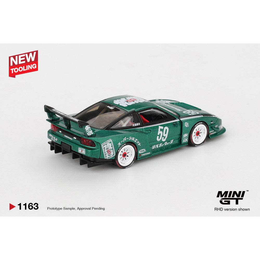 MiniGT Nissan LB-Super Silhouette 180SX 2026 TAS (RHD) 1:64 Diecast Car 1163-R
