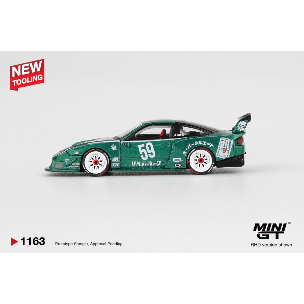 MiniGT Nissan LB-Super Silhouette 180SX 2026 TAS (RHD) 1:64 Diecast Car 1163-R