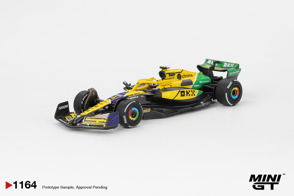 MiniGT McLaren MCL38 No.4 Lando Norris 2024 F1 2024 Monaco GP 1:64 Car 1164-L