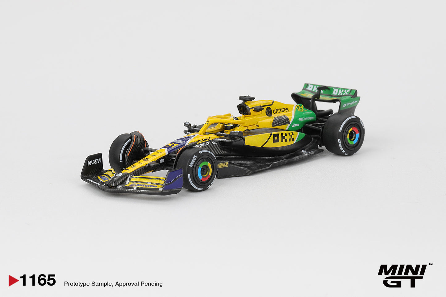 MiniGT McLaren MCL38 No.81 Oscar Piastri 2024 F1 2024 Monaco GP 1:64 Car 1165-L