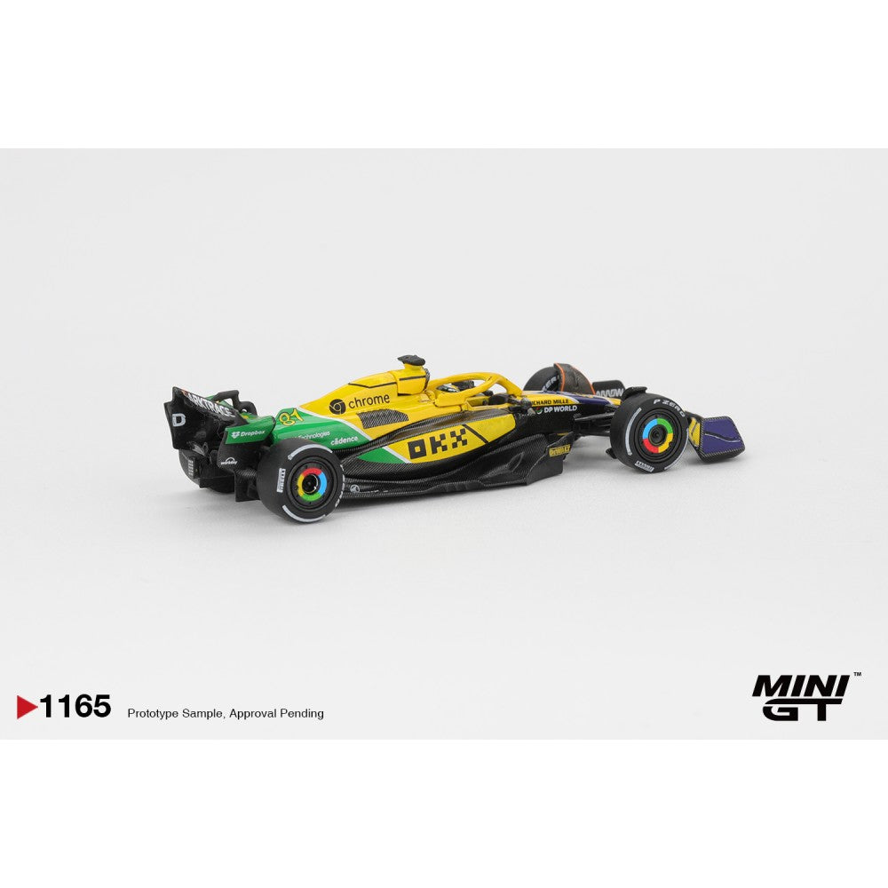 MiniGT McLaren MCL38 No.81 Oscar Piastri 2024 F1 2024 Monaco GP 1:64 Car 1165-L