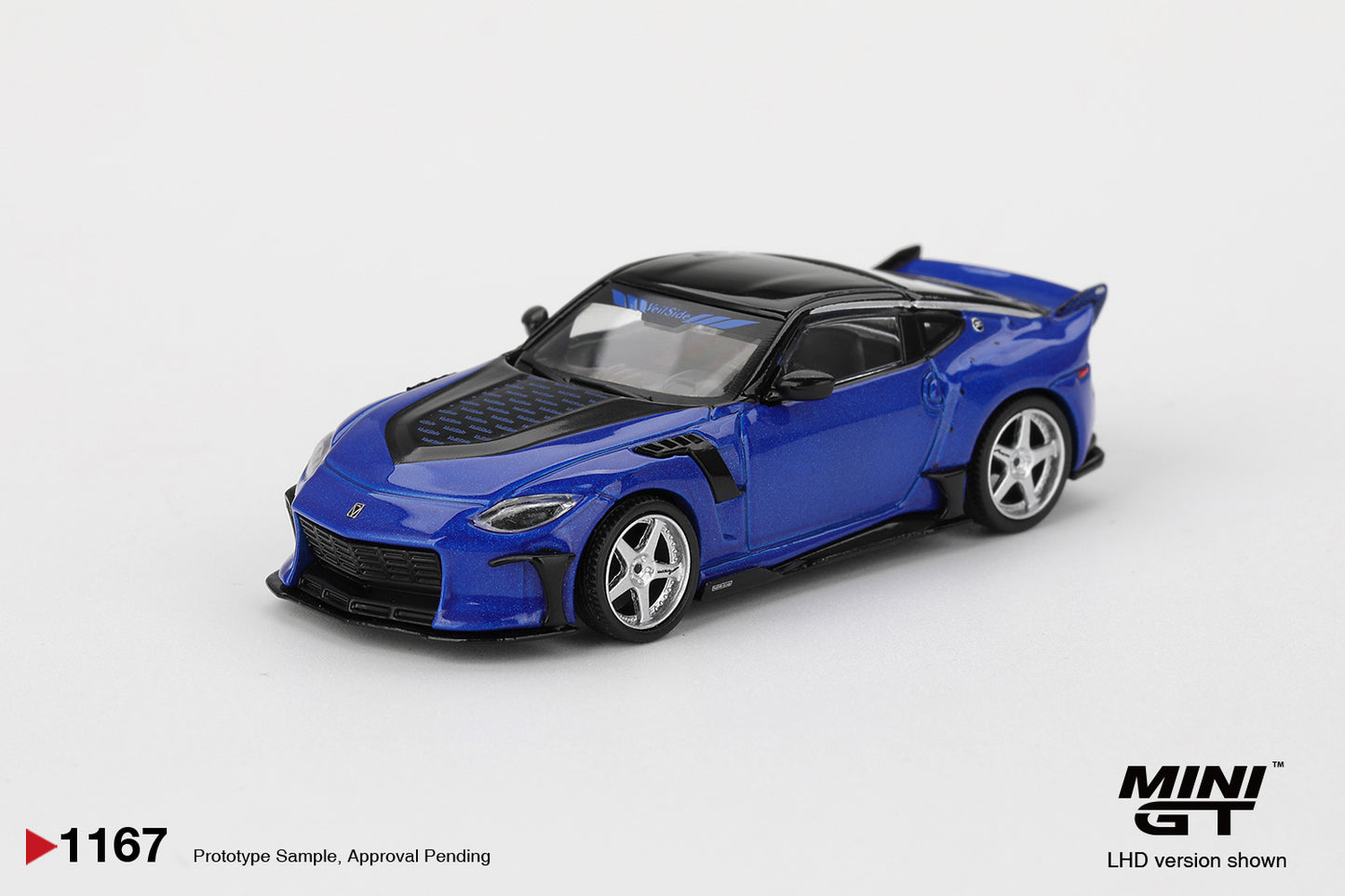 MiniGT Nissan Z Veilside FFZ400 Seiran Blue (RHD) 1:64 Diecast Car 1167-R