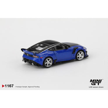 MiniGT Nissan Z Veilside FFZ400 Seiran Blue (RHD) 1:64 Diecast Car 1167-R