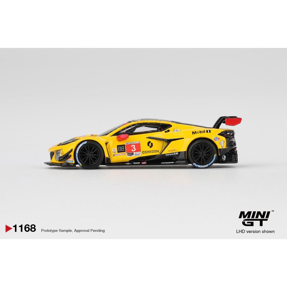 MiniGT Chevrolet Corvette Z06 GT3.R No.3 Racing By PR 1:64 Car 1168-L
