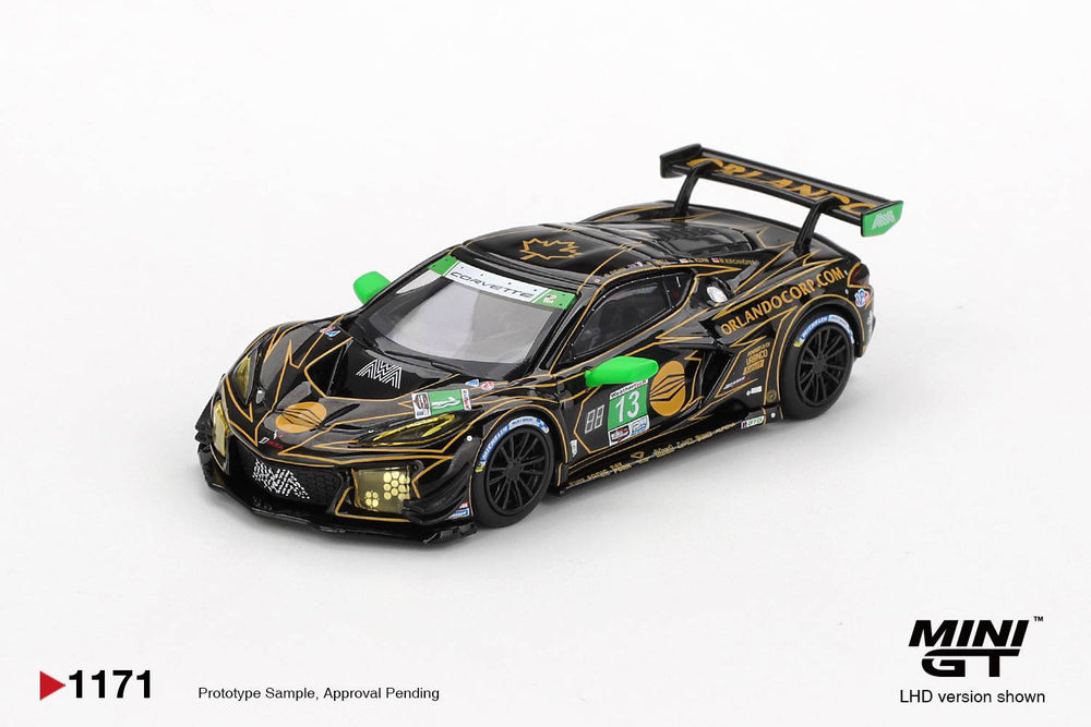 MINIGT 1:64 CHEVROLET CORVETTE Z06 GT3.R NO.13 AWA 2025 IMSA DAYTON MGT01171-L