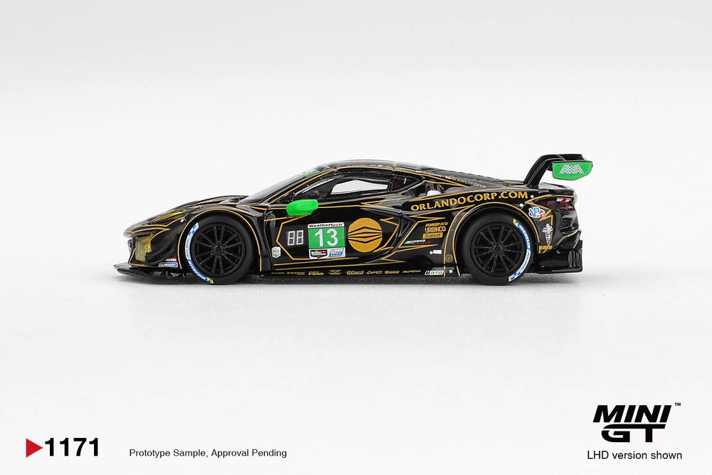 MINIGT 1:64 CHEVROLET CORVETTE Z06 GT3.R NO.13 AWA 2025 IMSA DAYTON MGT01171-L