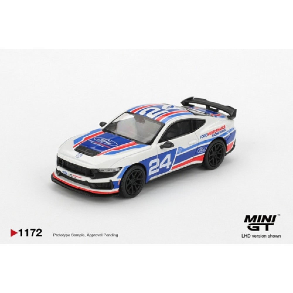 MiniGT Ford Mustang Dark Horse No.24 Ford Performance Racing S 1:64 Car 1172-L