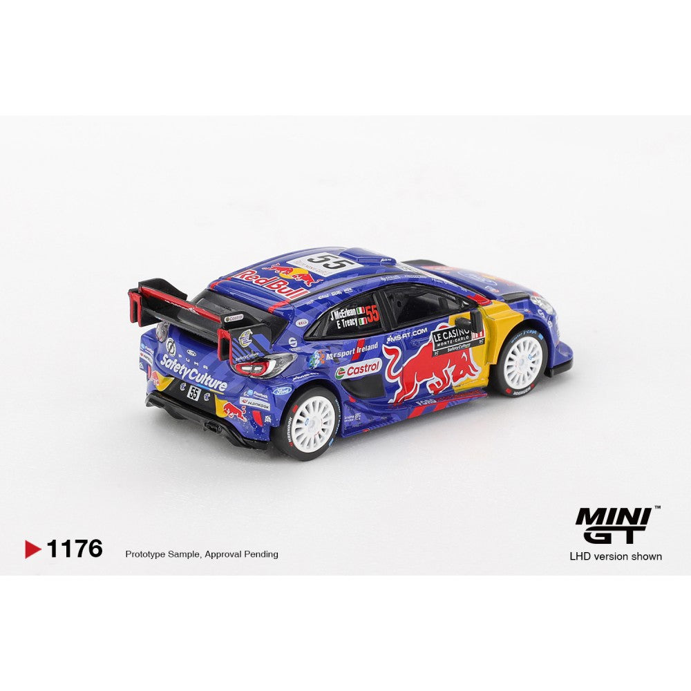 MiniGT Ford Puma Rally1 No.55 M.Sport Ford WRT 2025 Rally Mont 1:64 Car 1176-L